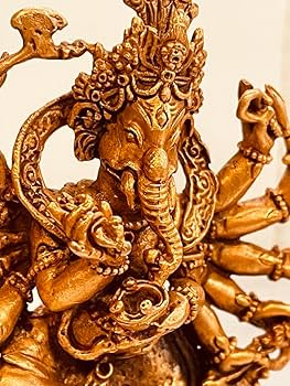 金運爆上げ　特別祈祷　最強金運神　タイ製　真鍮鍍金ガネーシャ 金運爆上げ 特別祈祷 最強金運神 タイ製 真鍮鍍金ガネーシャ