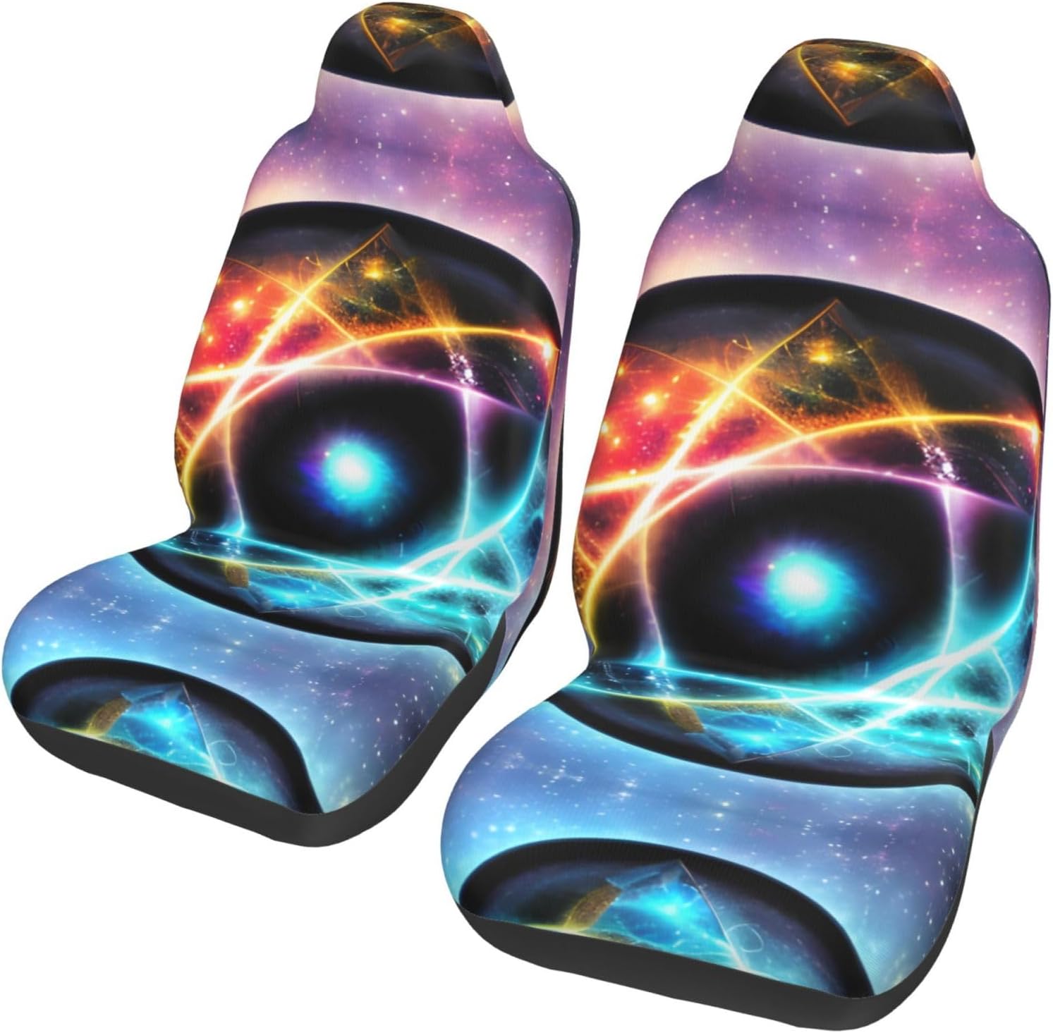 Universal Wonderful Universe Printed car seat Covers are Suitable for Most Seats in Trucks, Vans, and Other Similar Vehicles.