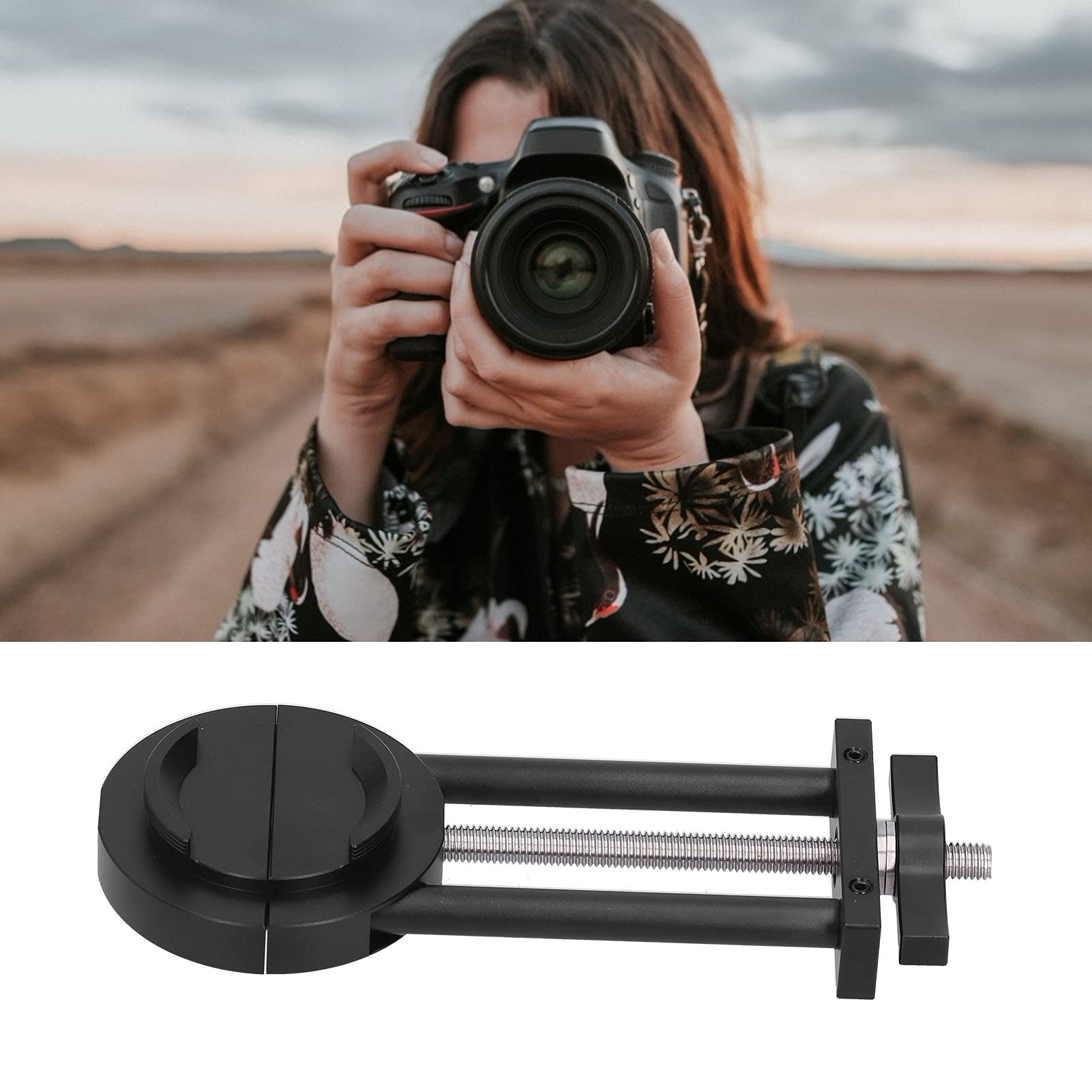 Alomejor Lente Fotocamera Morsa Utensile 27-130mm Regolabile Design