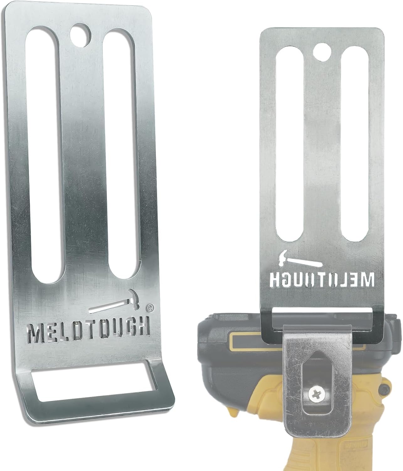 MELOTOUGH Drill Belt Holder,Drill Holder for Tool Belt,Drill Holster,Tape Measure Holder(Fits Up to 2.7" Belt)
