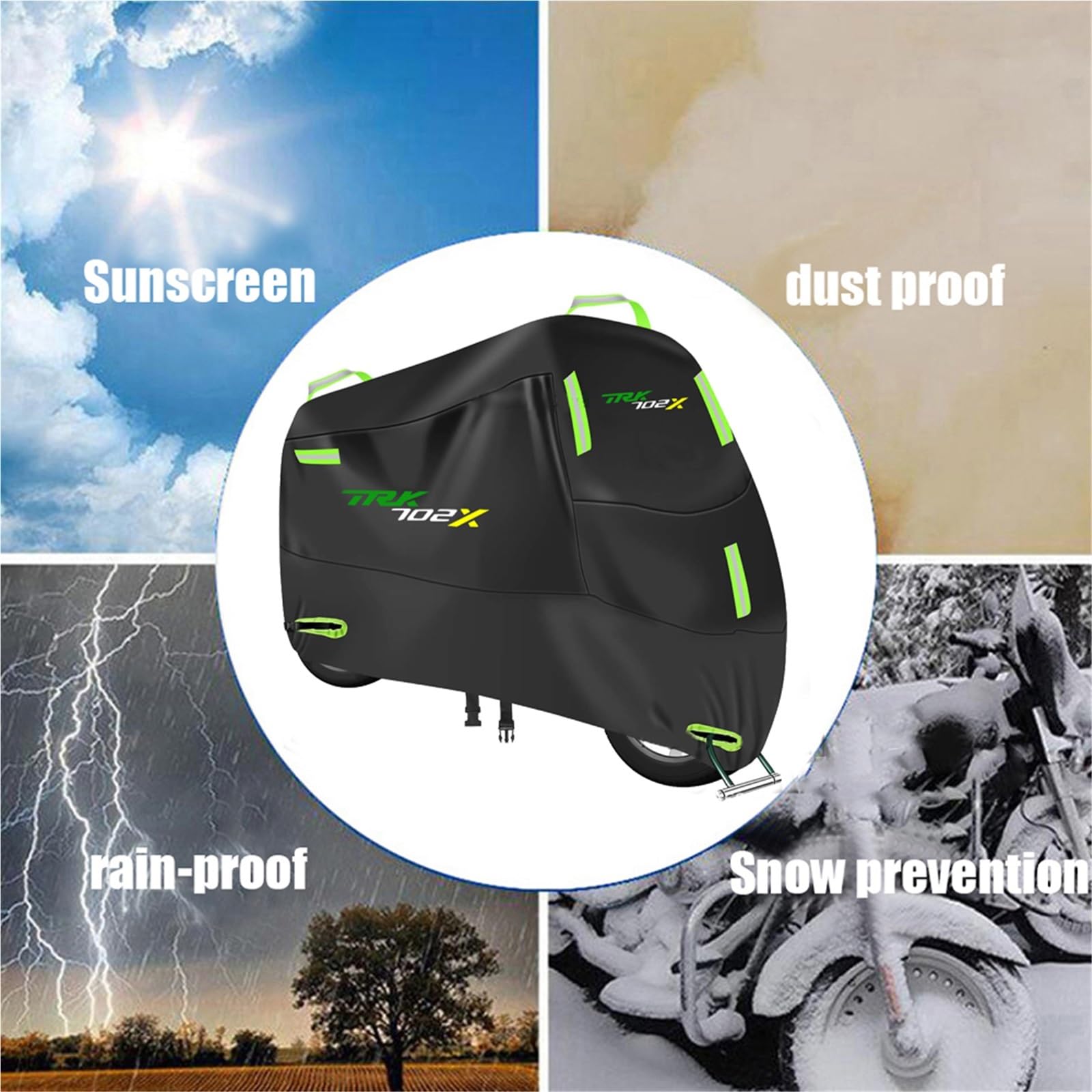 Per Benelli TRK702X TRK 702 X Trk 702x Telo Coprimoto Anti-UV Antipolvere Anti-neve Antipioggia Impermeabile Per Esterni