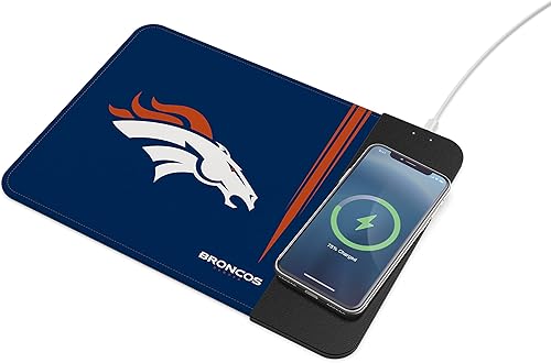 Vista 94 de SOAR Alfombrilla de mouse de carga inalámbrica NFL