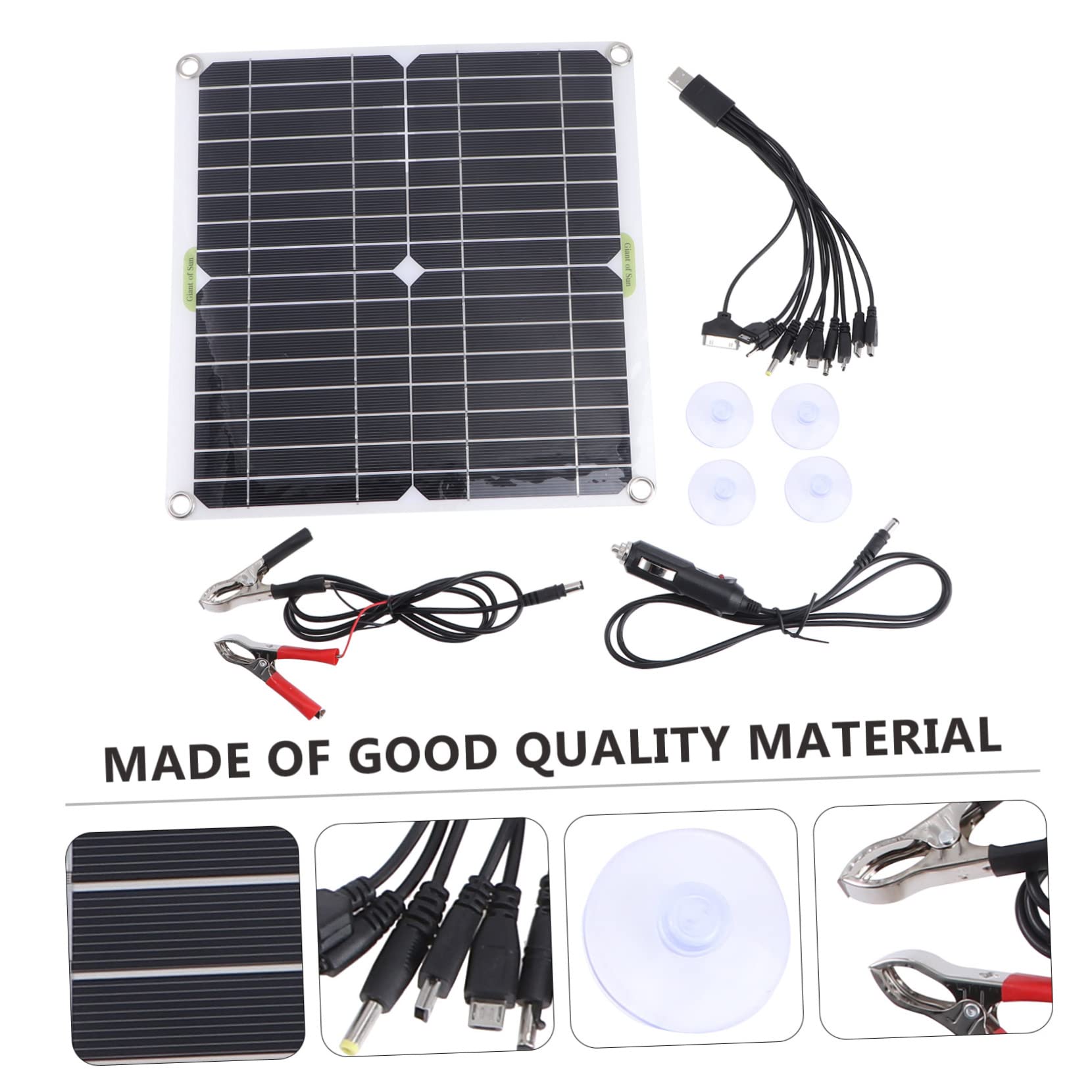 Pannello Solare 200w in Silicio Monocristallino Nero | Alta Conversione 98%, e Leggero, per Campeggio e Viaggio, Facile da Trasportare