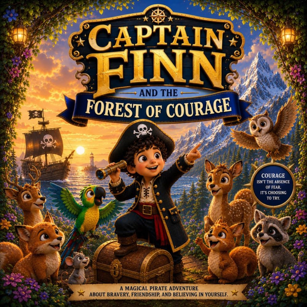 Captain Finn and the Forest of Courage: A magical Pirate Adventure about bravery, friendship, and believing in yourself.