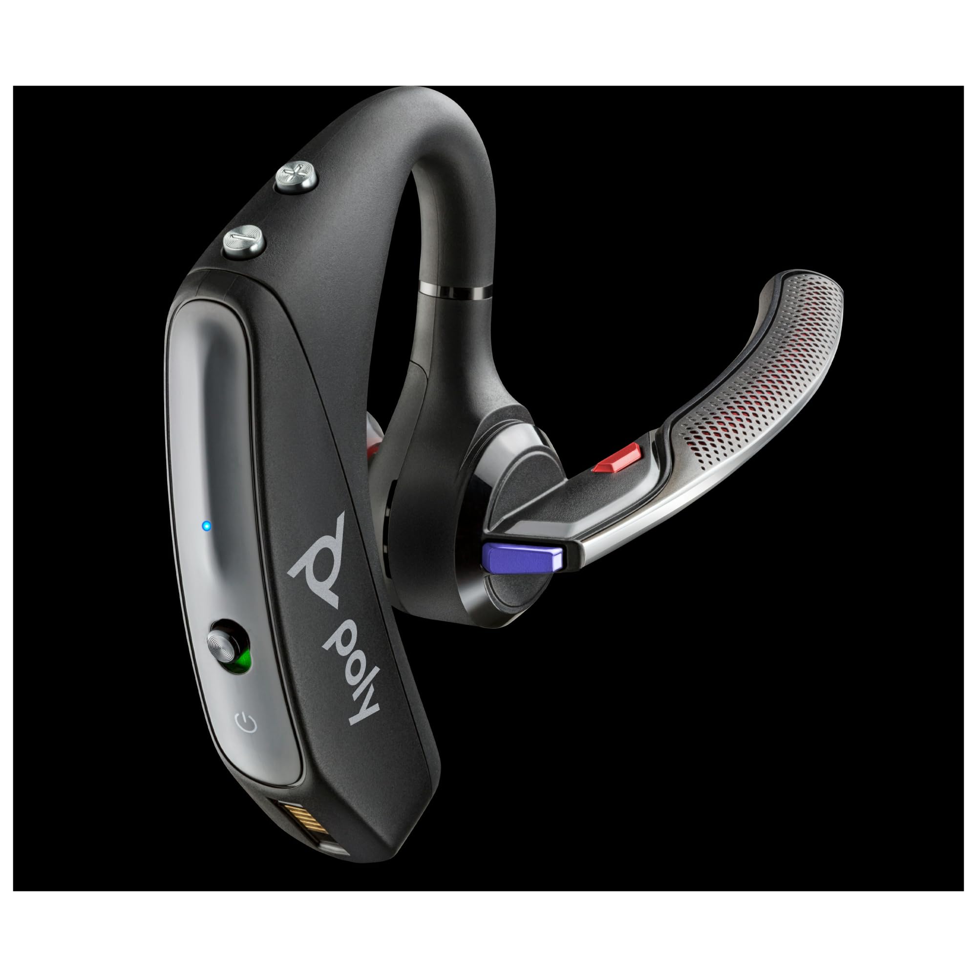Poly Voyager 5200 Office Bluetooth Mono Headset für Tischtelefon, Mobiltelefon und PC mit USB-C für Microsoft Teams