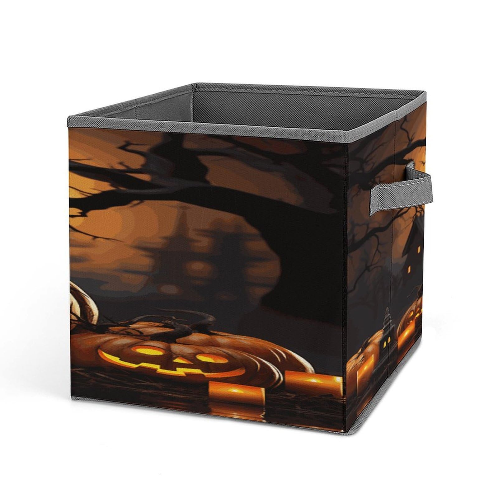 Fekiloot Style Halloween Pumpkin Storage Bins Storage Baskets