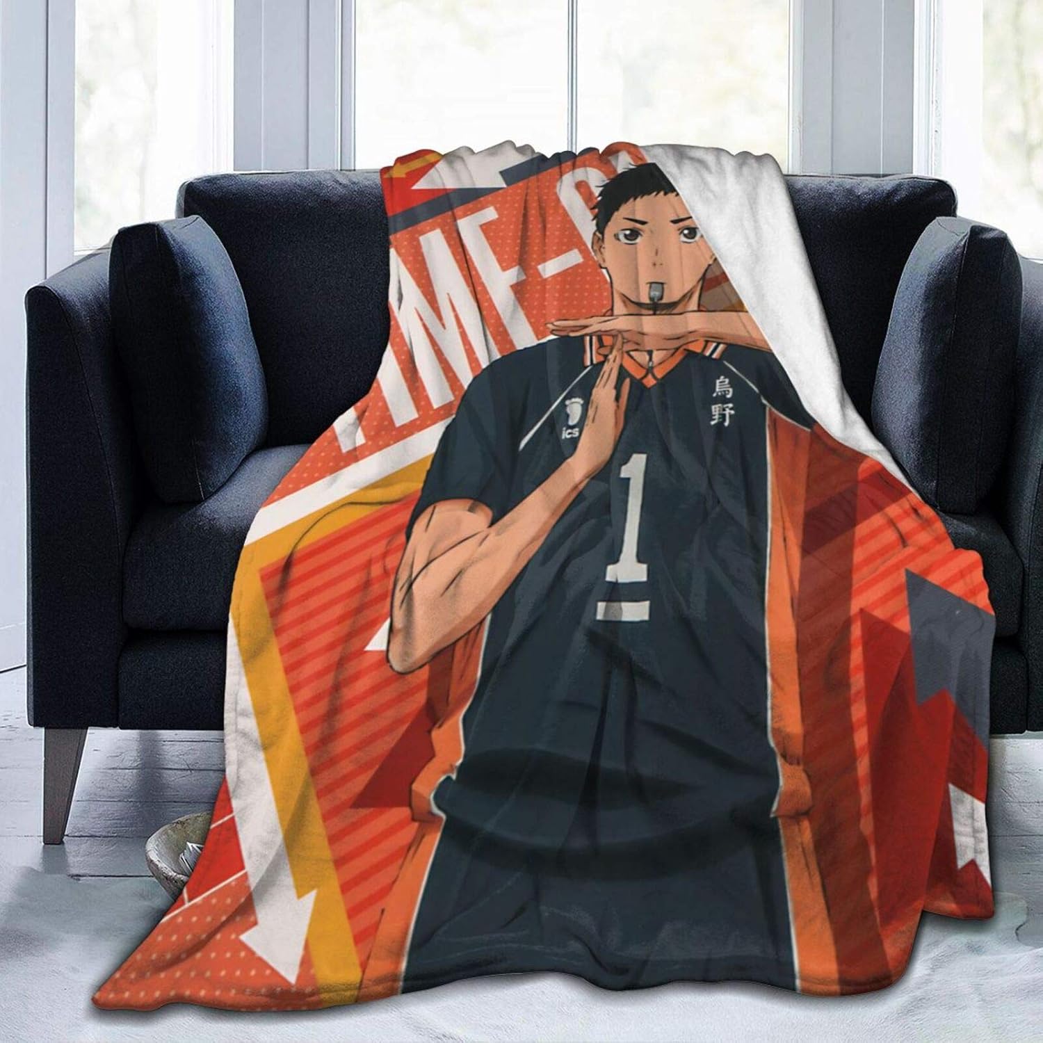 Cute Haikyuu!! Daichi Sawamura Ultra Soft Micro Fleece