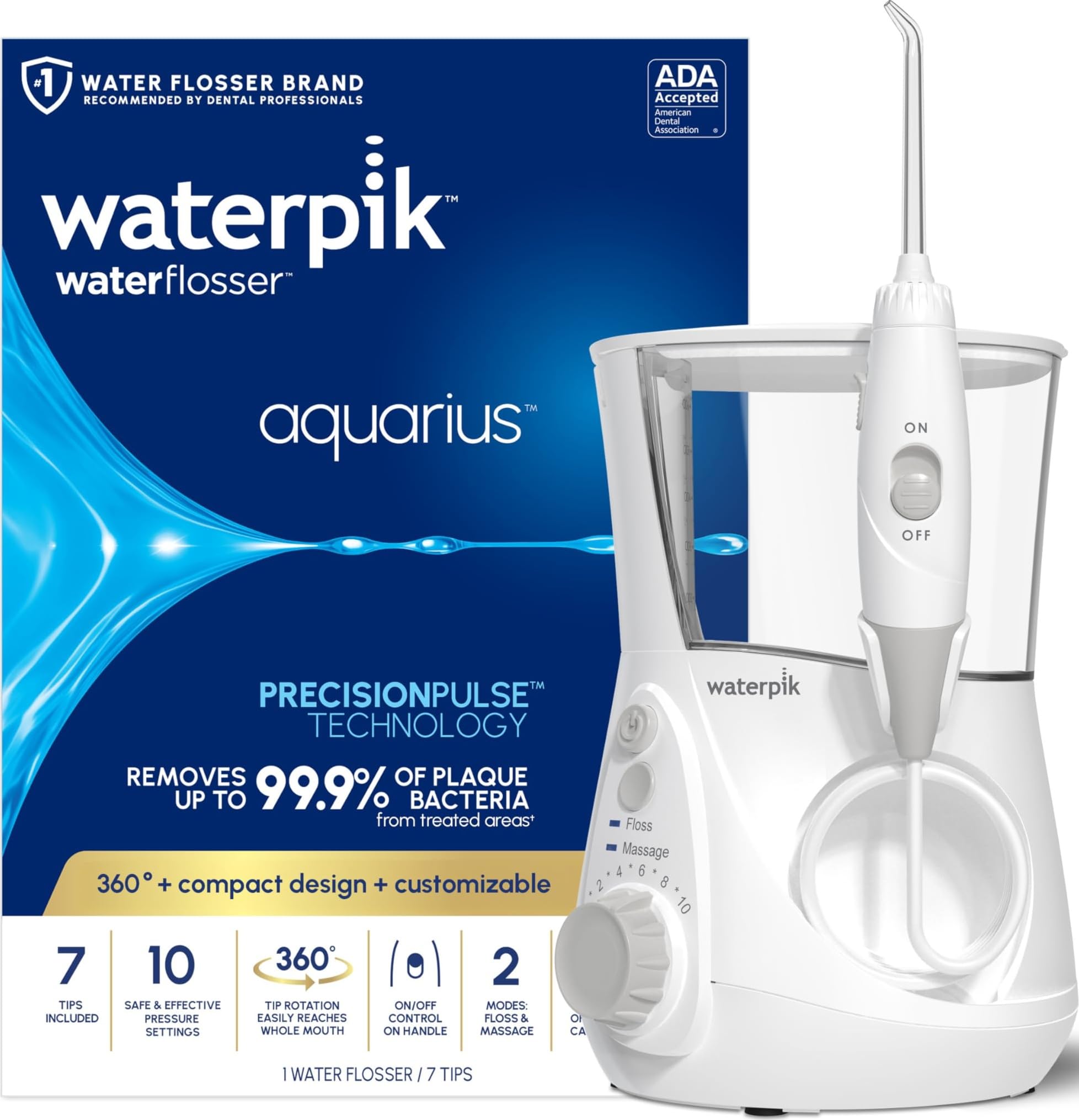 Photo 1 of Waterpik Aquarius Countertop Water Flosser WP-660