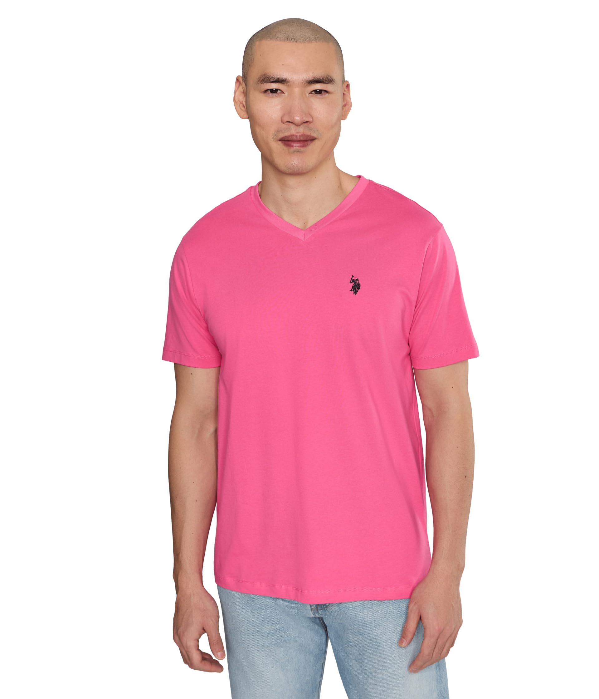U.S. Polo Assn. Men's Solid V‑Neck T-Shirt