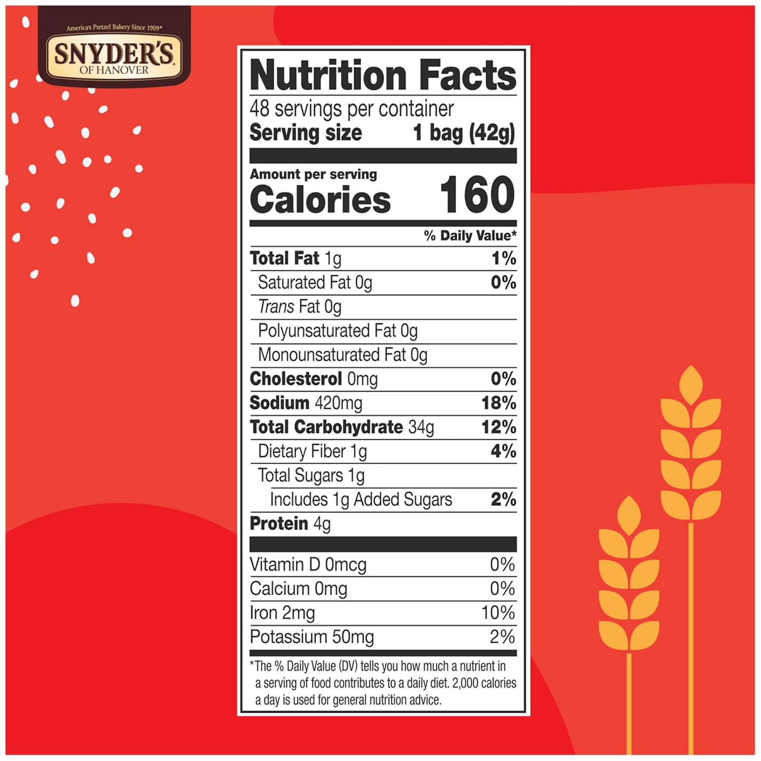Snyder's of Hanover, Mini Pretzels, Individual Packs, 48 Ct