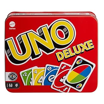 Mattel Games UNO Deluxe Classic Card Game