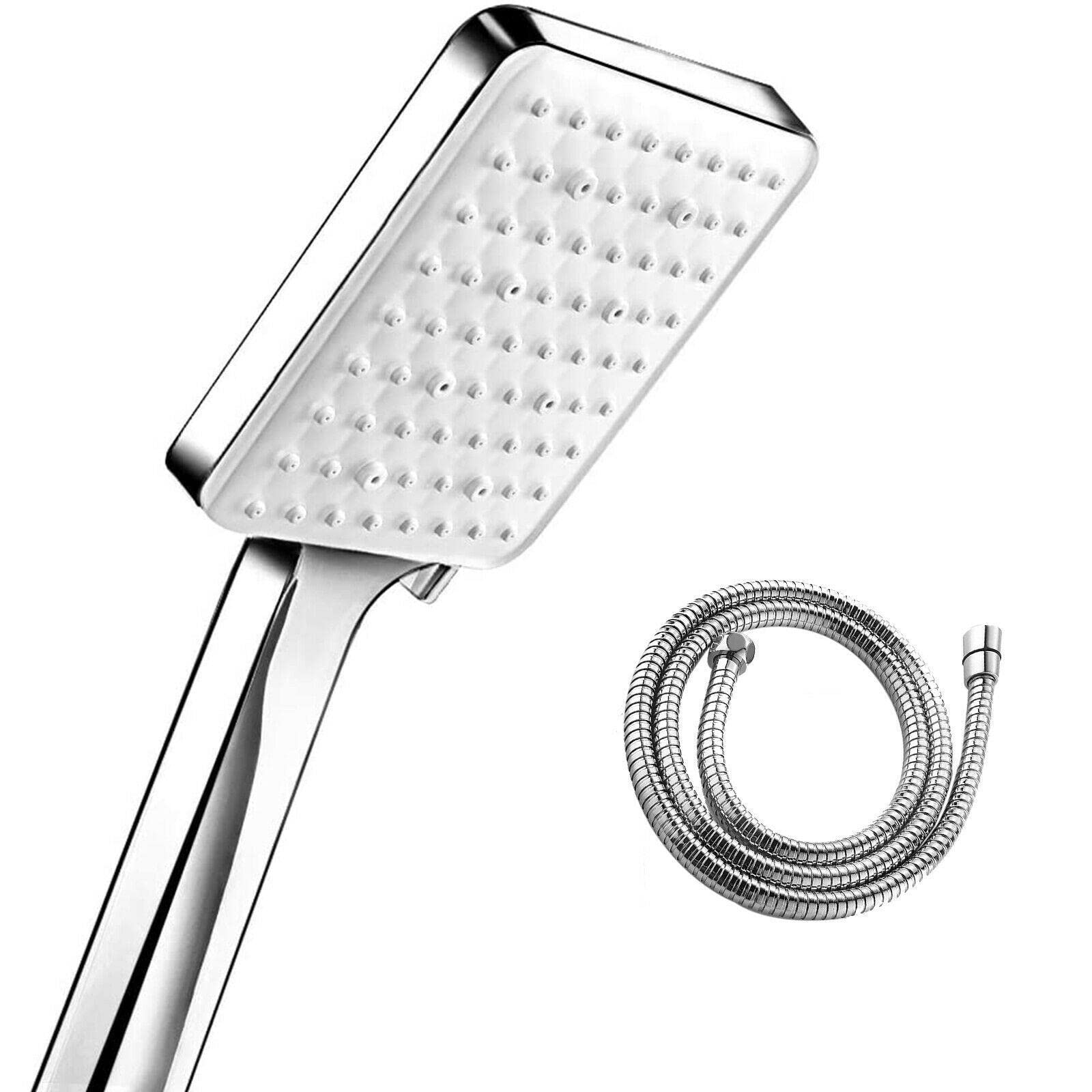 Cabezal de ducha manual 6 ajustes + manguera de 4.9 pies y soporte Cabezal de ducha Mikalo Cabezal de ducha con cabezales de ducha de mano Cabezal de ducha Cabezales de ducha de mano Cabezales de duch