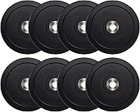 Vista 43 de CAP Barbell - Juego de discos olímpicos de goma de 2 pulgadas con soporte de 6 postes, 100-370 libras, múltiples opciones