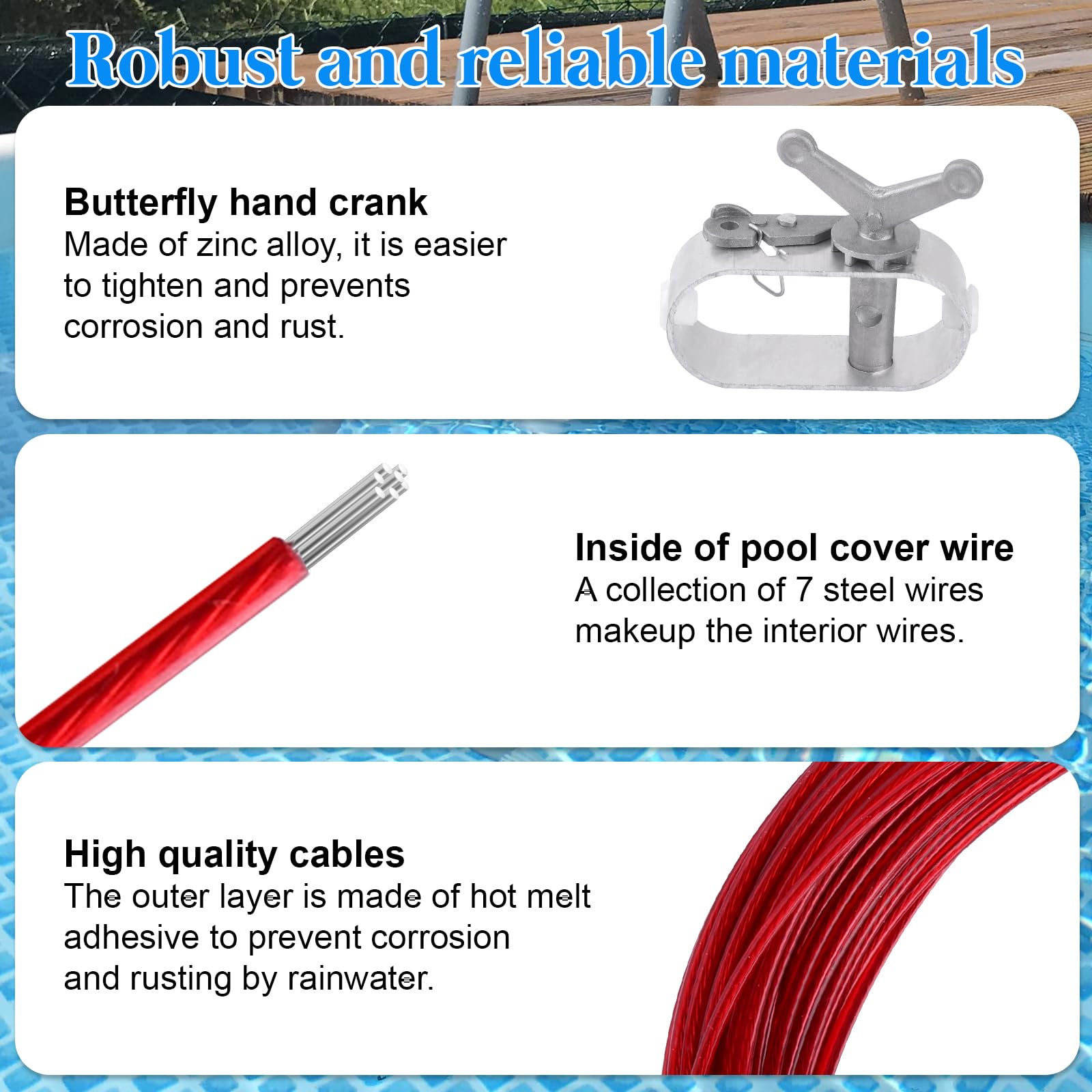 Pool Cover Wire Snapklik.com : Pool Cover Winch And Cable Kit 100ft Pool Cover Wire ...