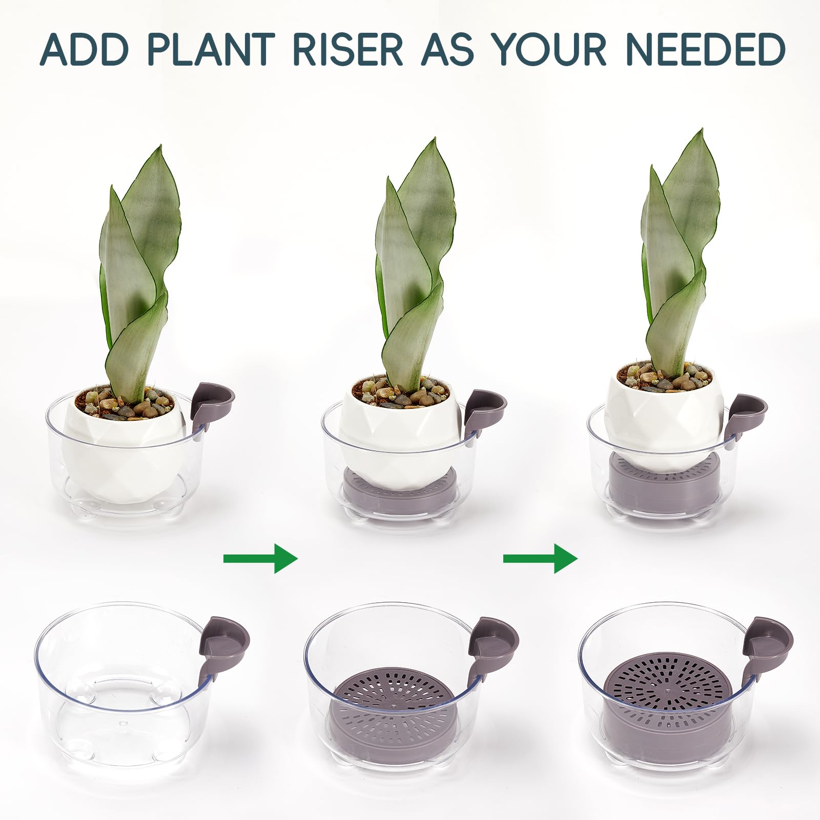 Générique Flower Pot Tray, 2 x Plant Water Saucer Indoors, 9.44 x 11.8 Générique Flower Pot Tray, 2 x Plant Water Saucer Indoors, 9.44 x 11.8