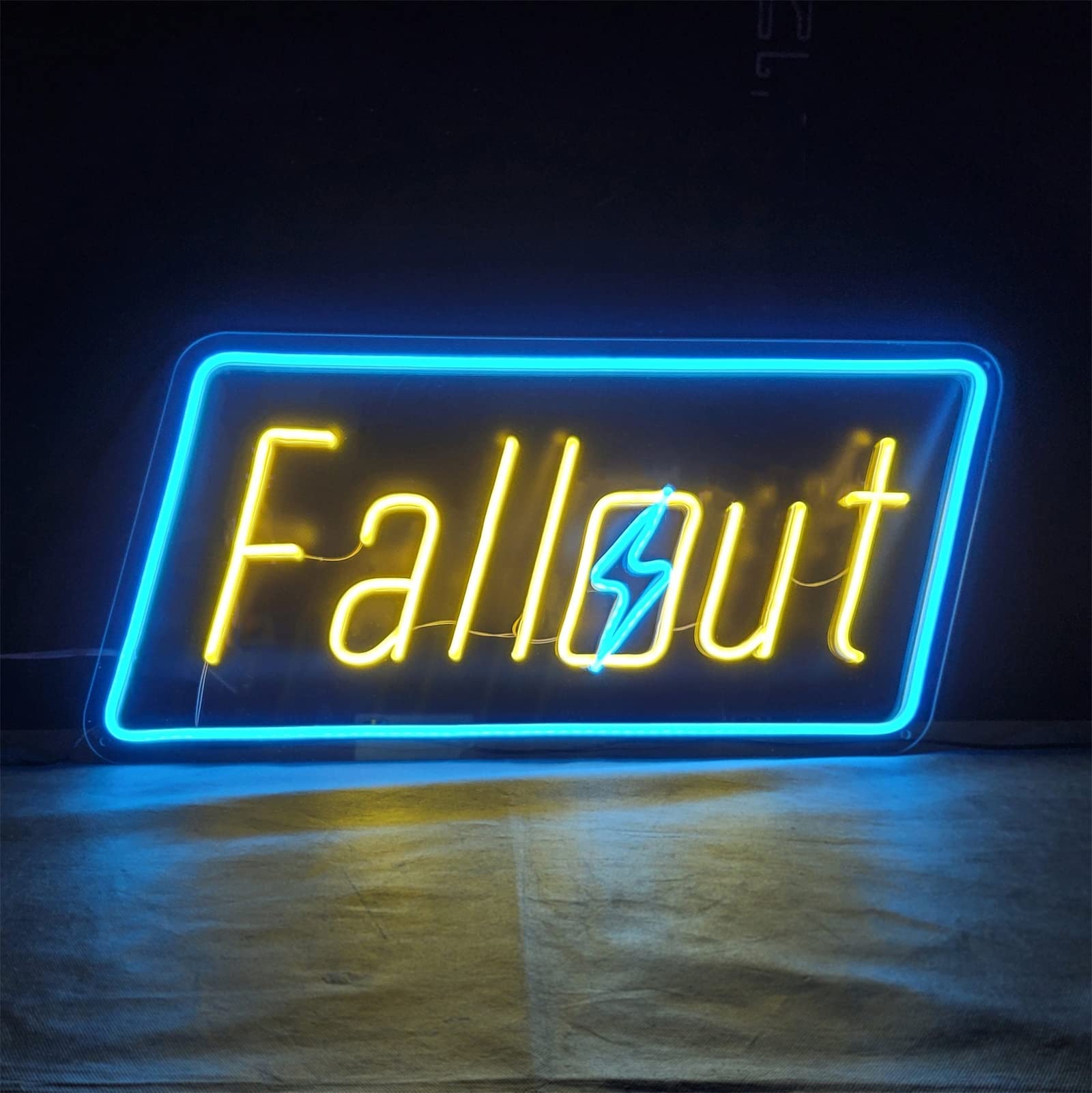Amazon.co.jp: Fallout カスタマイズ可能なLEDネオンサイン、カスタム