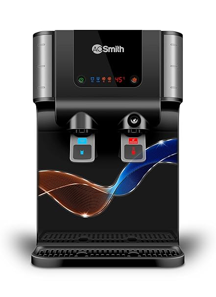 AO Smith Z9 Pro Black Instant Hot and Ambient Water RO+SCMT+Copper+Alkaline+Mintech | Hot Water in Stainless Steel Tank| Save upto 55% Water |10L Storage |8-Stage Purification| Water Purifier for Home