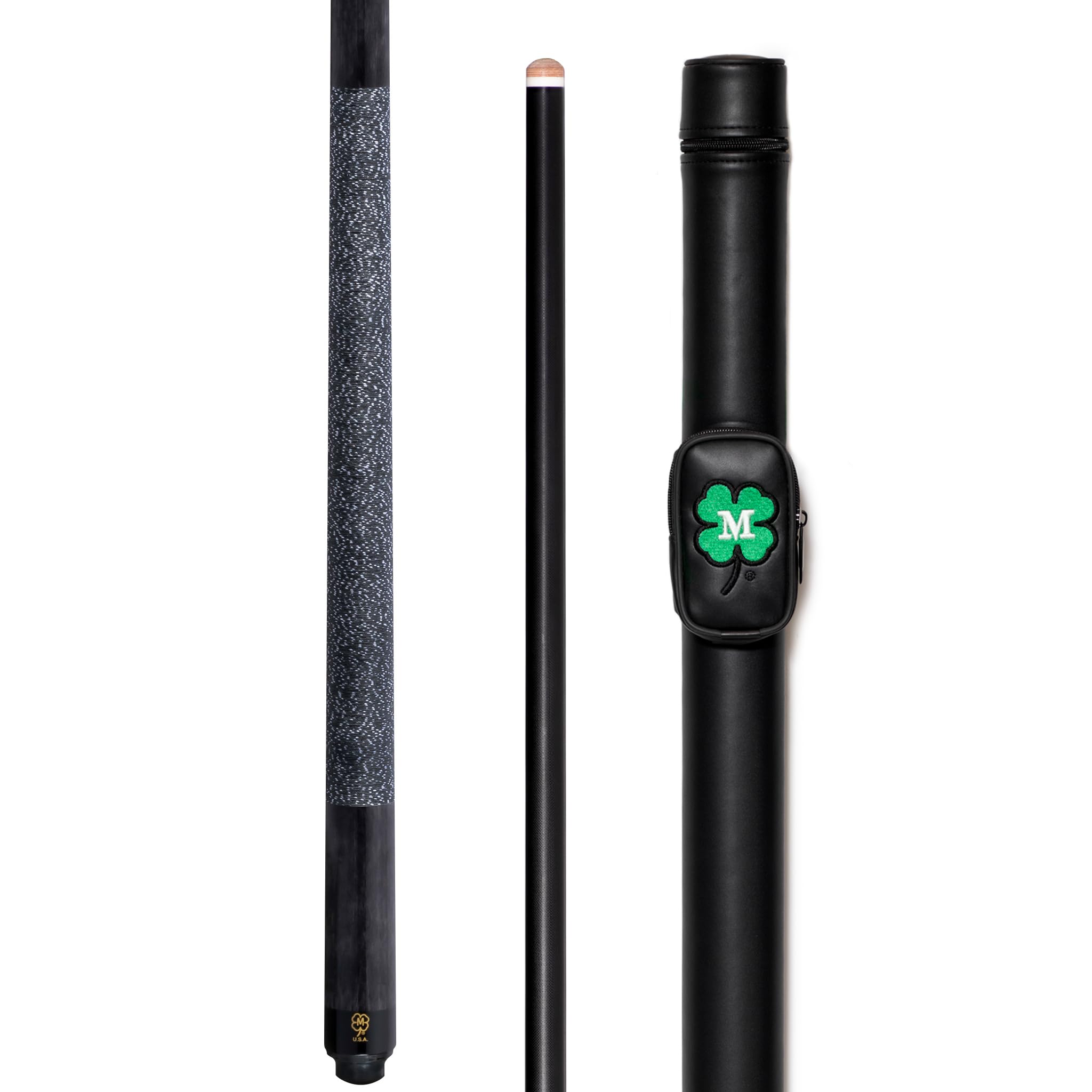 McDermott GS06 Pool Billiard Cue Defy Carbon Fiber Shaft 12 mm with Hard Case (12 mm), GS06DEFY