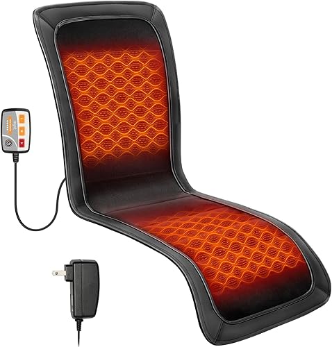 Funda de asiento con calefacción más larga, cojín de asiento para el hogaroficina con calor rápido para promover la circulación sanguínea y aliviar disponible en Yaxa Colombia