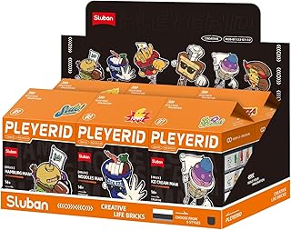 مكعبات بليرد من سلوبن، قطعة واحدة - 6 انماط متنوعة 14+، بلاستيك