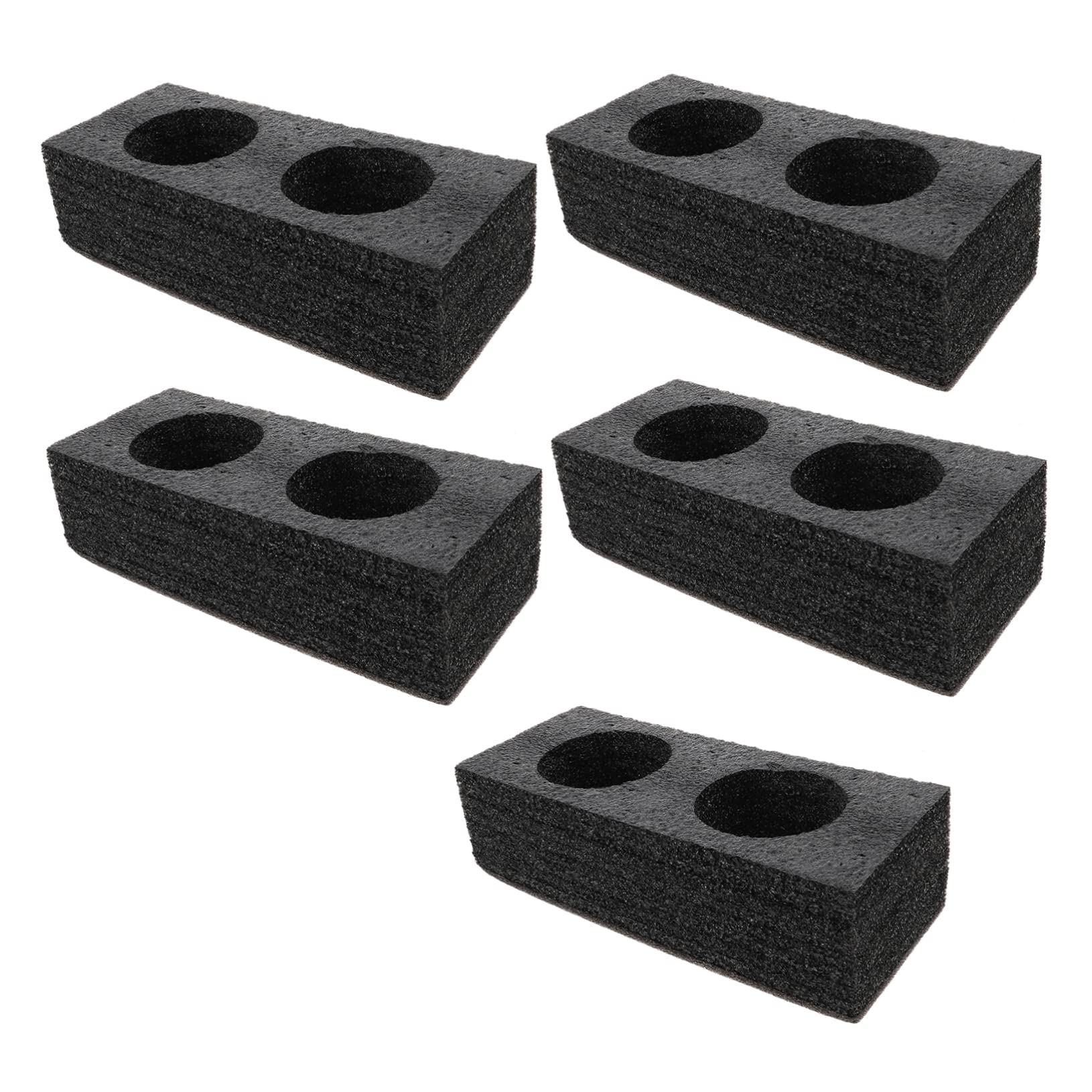 Yardenfun 5 Pcs Portable Milk Tea Carrier Tray Multi Beverage Cup Holder for Takeout Packing Pearl Drink Fixing Accessory for Hot Cold Drinks