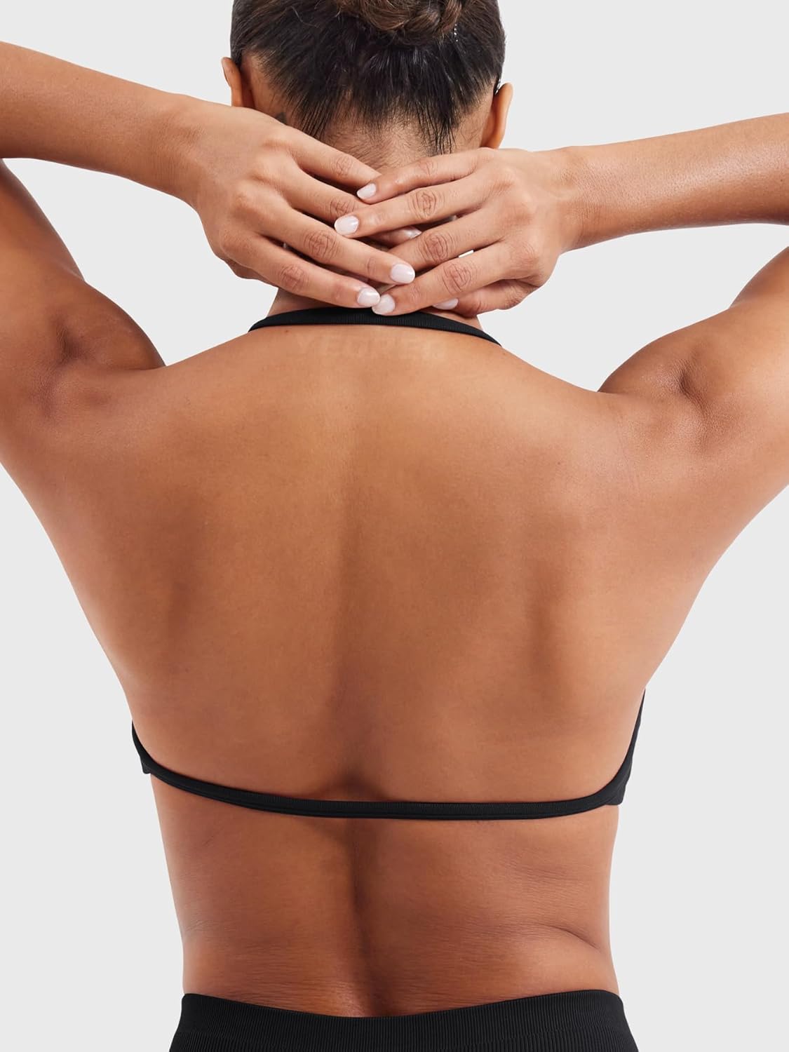 YEOREO SoftHue Impact Strappy Halter Bra for Sports Women Workout Padded Gym Yoga Bra - Image 5