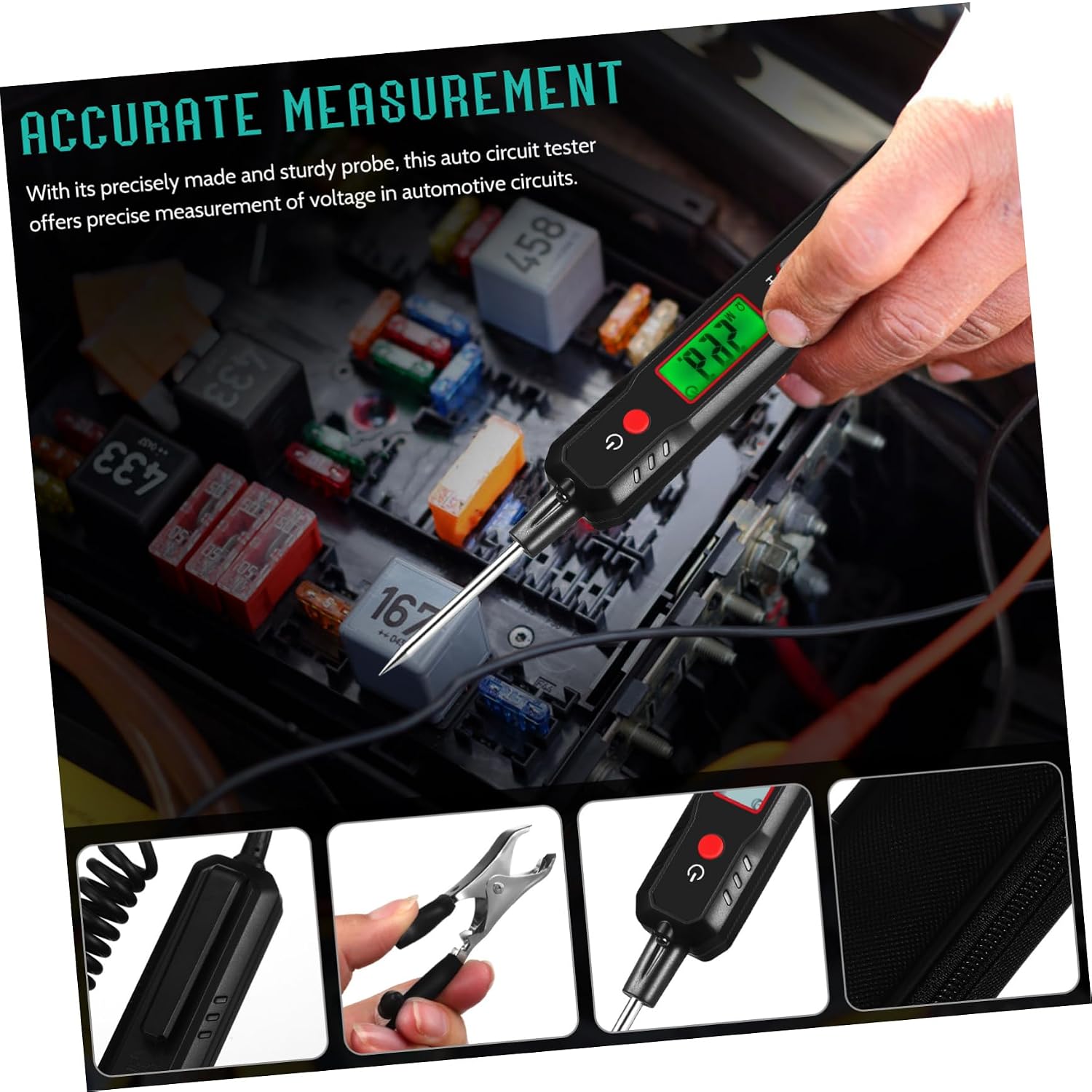 Electric Tester Diagnostic Tool Electrical Tester Pen Scanner for Car Battery