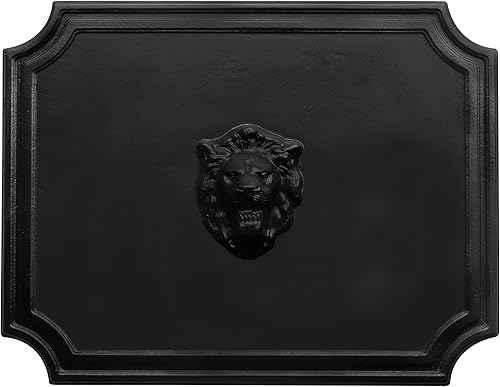 SIMOND STORE - Fire Back para chimenea - Deflector de calor para chimenea de hierro fundido de 20 pulgadas (ancho) x 16 pulgadas (alto). Respaldo de