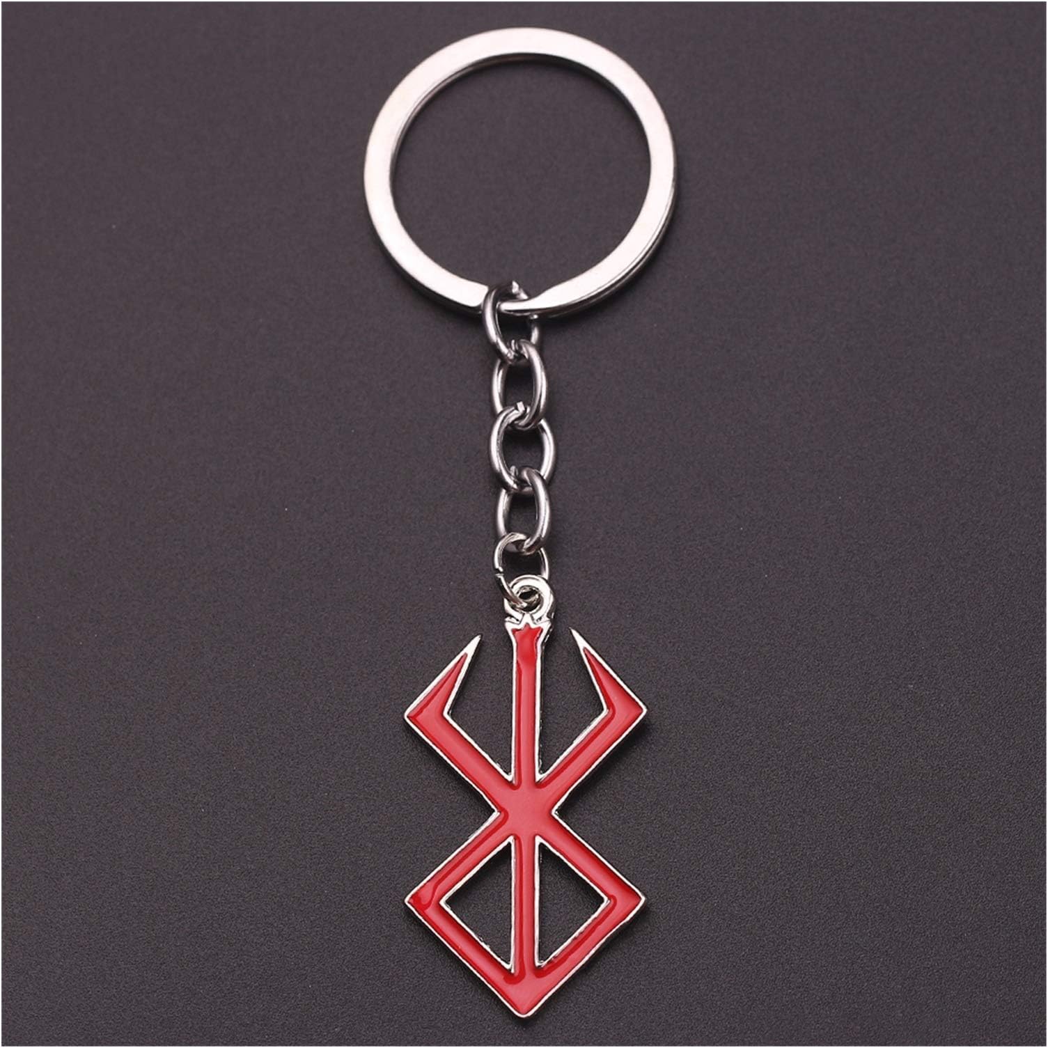 Keychain Game Berserk Keychains Sword Wind Legends Warrior Sword Men Keyring (Color : Kc0787)