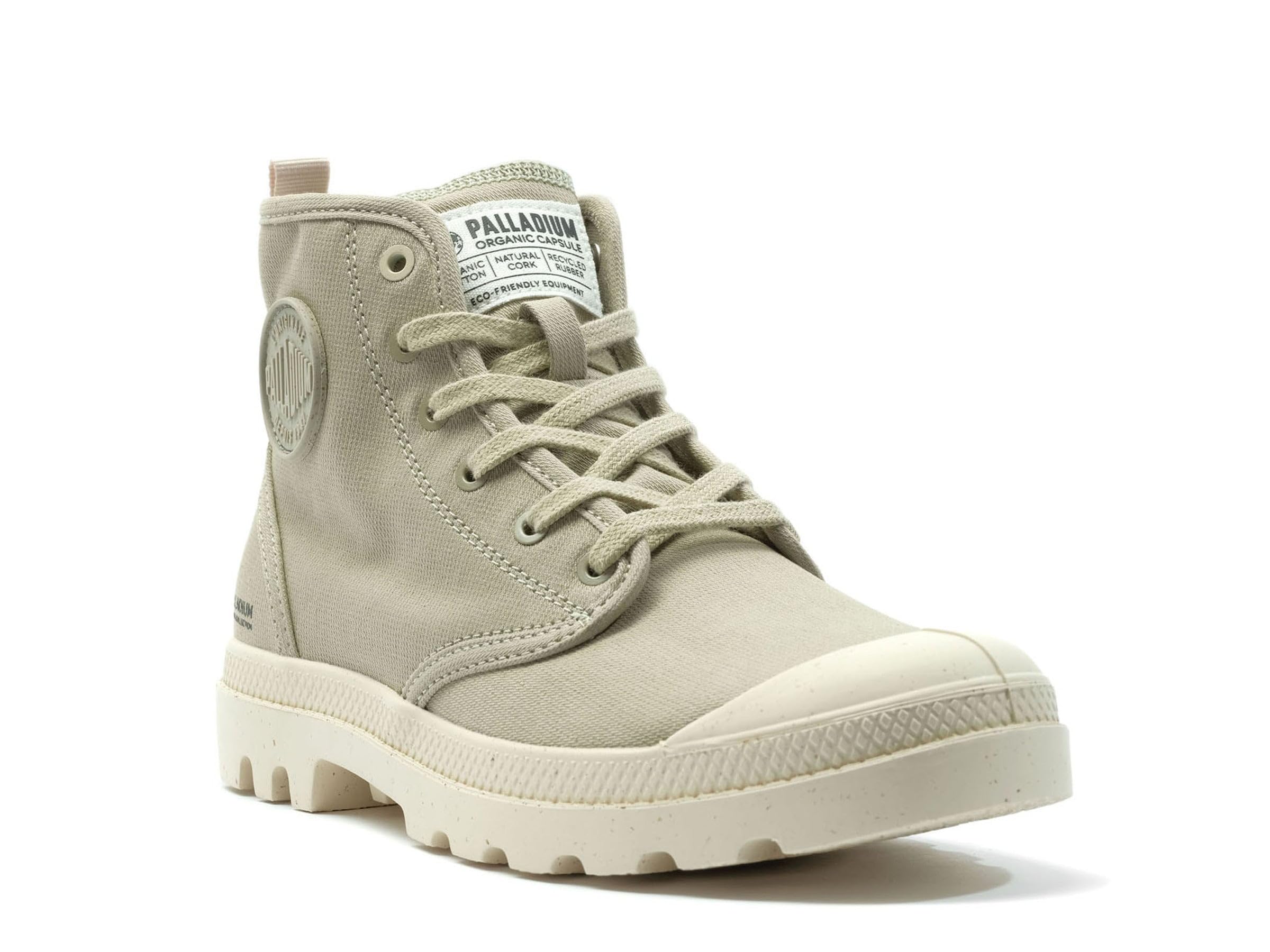 Palladium Unisex's Pampa Hi Zip Organic Sneaker, Eucalyptus, 3.5 UK - Image 2