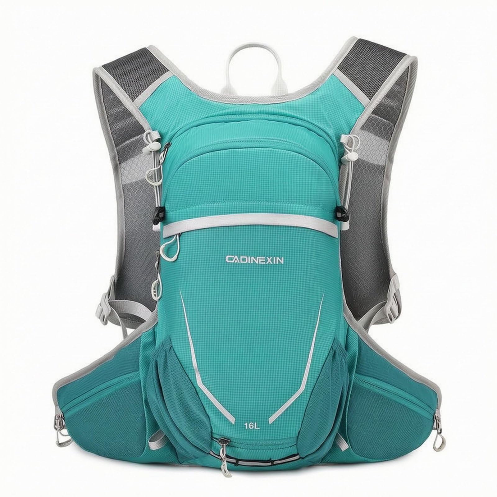 Padded Straps 16L Backpack Lightweight Mesh Backpack Side Pockets Bookbag Multiple Compartments, Blue | Sporting Goods | Cycling | Bicycle Accessories | Hydration Packs-image-14