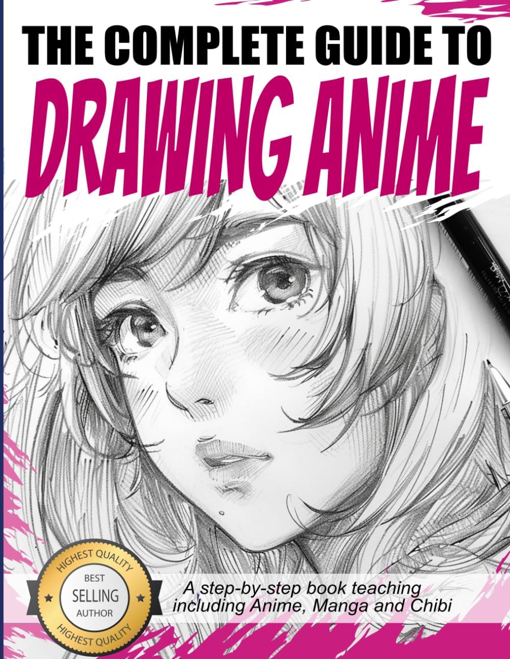 The Complete Guide to Drawing Anime Paperback – Big Book, 3 July 2024