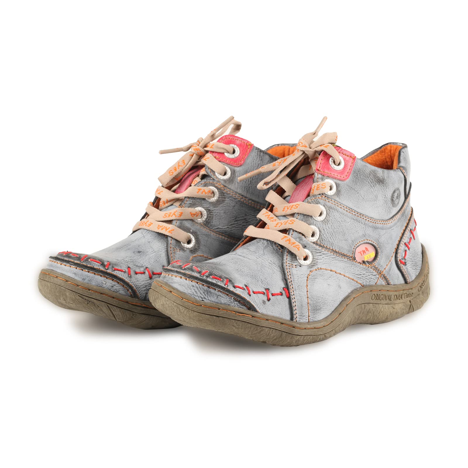 TMA EYES zapatos casuales de suela blanda de cuero para muje