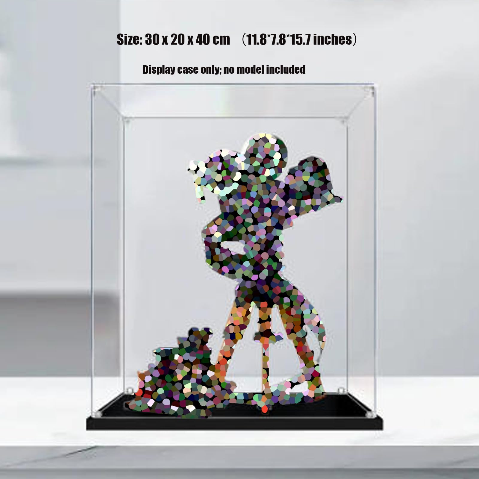 Pyłoszczelna przezroczysta akrylowa gablota do aparatu Lego 43230, tylko pudełko (2 mm)