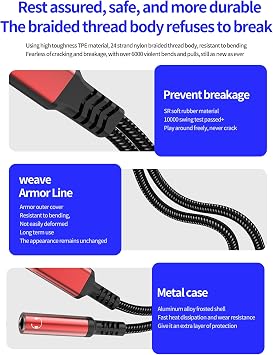 Lightning USB C to 3.5mm Audio Adapter (2in1) for iPhone 16 15 14 13 Pro Max Headphone Jack AUX Charger Splitter Microphone Cable Dongle for Apple Charging Cord Compatible for Samsung S25 Dual Female