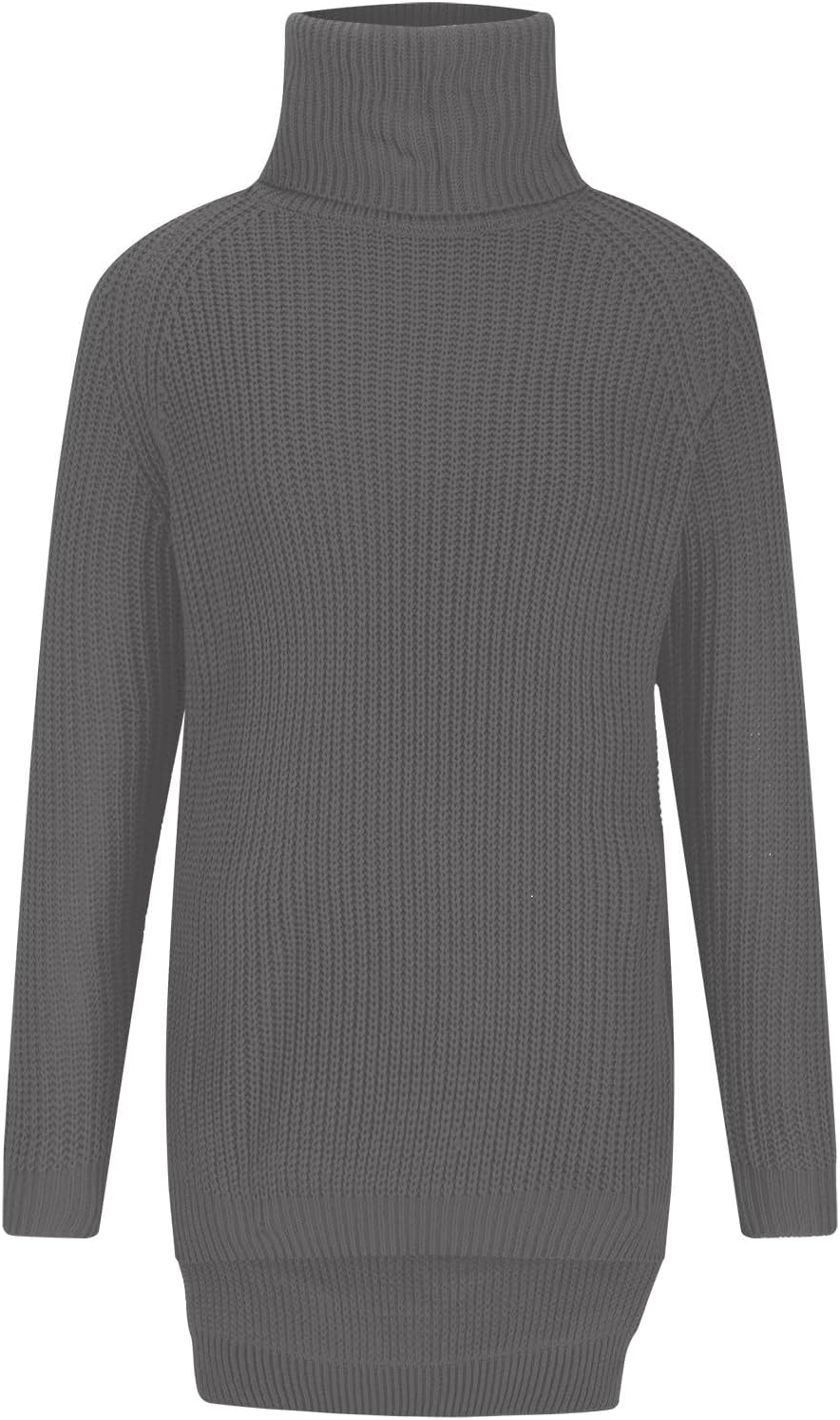 Women's Oversized Turtleneck Sweaters Casual Long Sleeve Knit Tunic Pullover Sweater Loose Comfy Jumper Tops