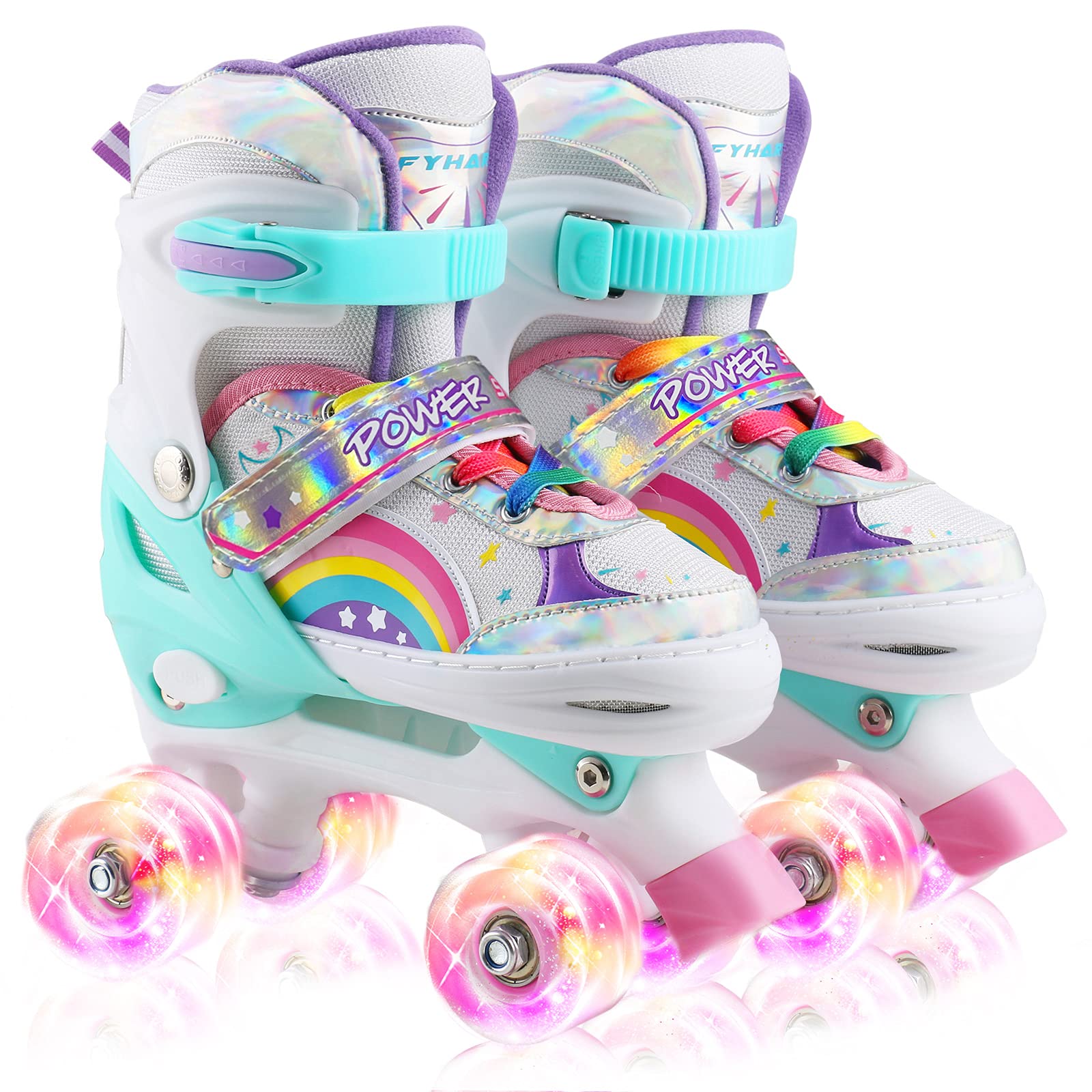 Mgy Roller Skates For Girls Adjustable Roller Skates All