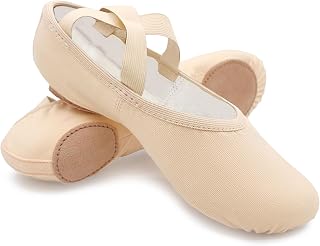 SóDança SD16 Bliss Stretch Canvas Split Sole Ballet Shoes for Women - Flexible, Supportive High-Performance Dance Flats