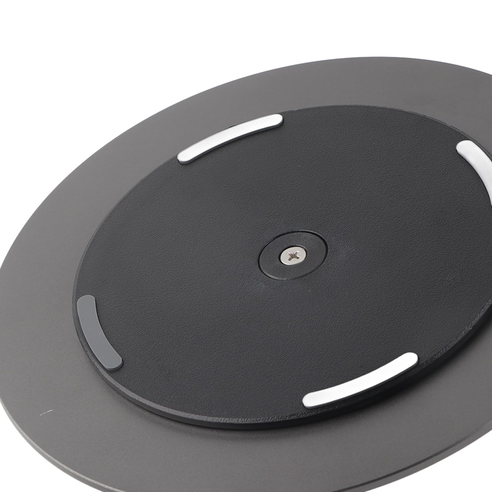 Garosa Support Rotatif pour Moniteur, Support Pivotant 360°, Alliage Aluminium Gris Mat for Bureau