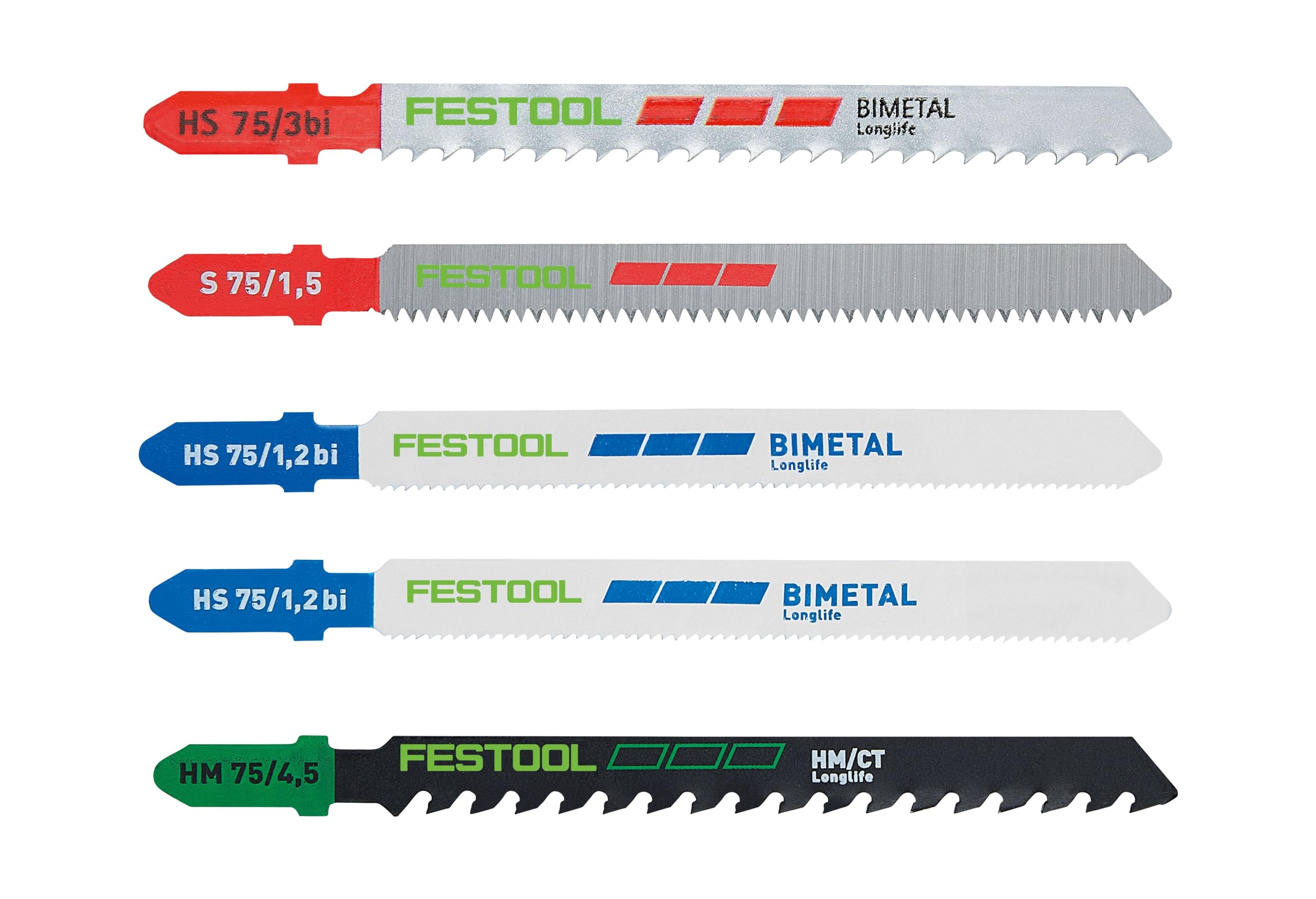 Festool Zestaw brzeszczotów do wyrzynarki STS-Sort/21 P/M/B