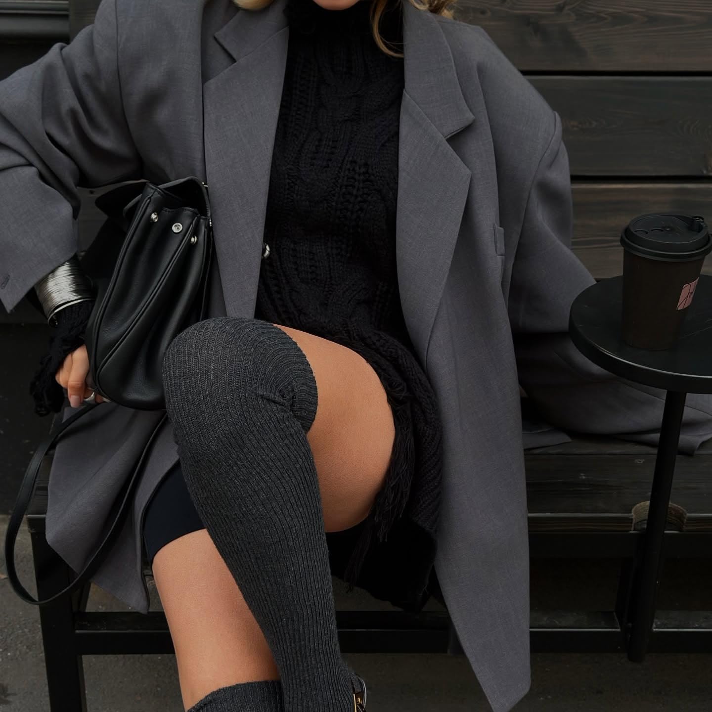 Donna Smoking Giacca Notch Risvolto Vestito Blazer per Homecoming Uniforme