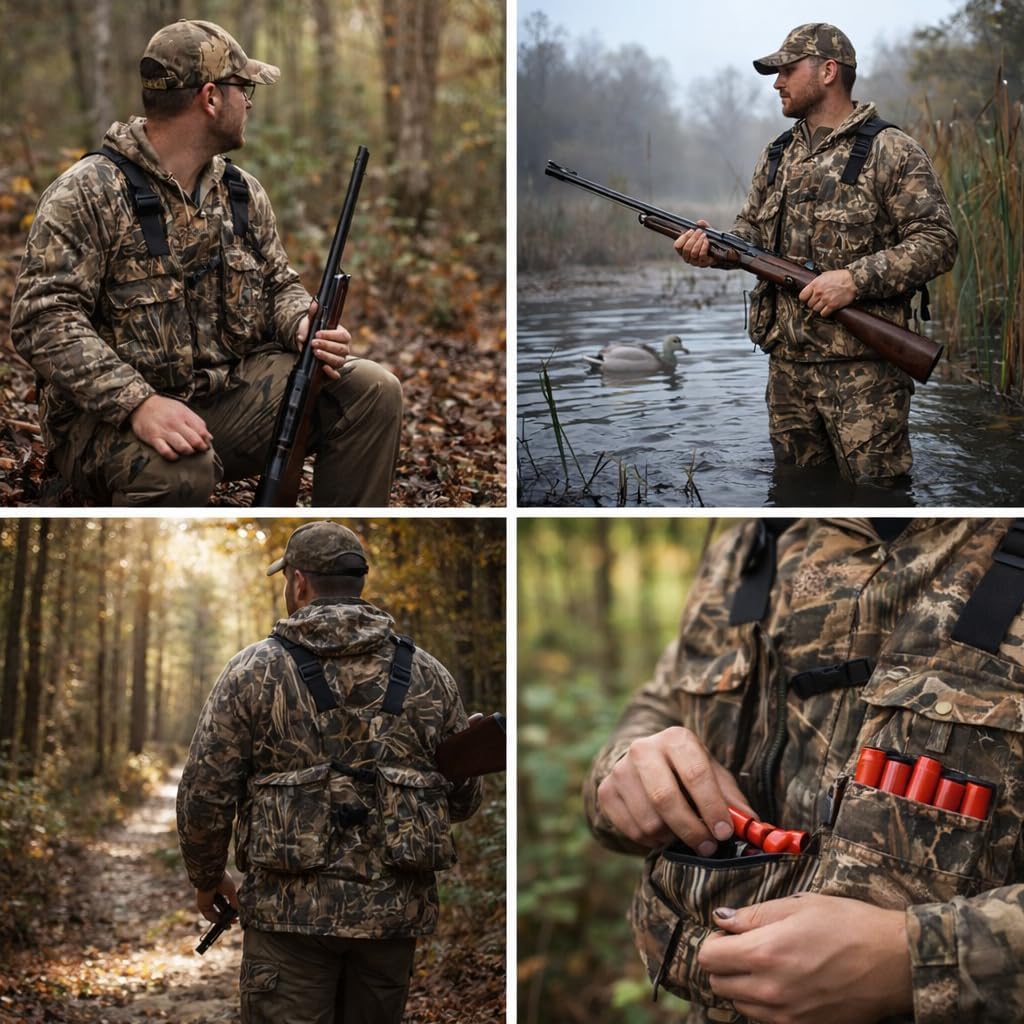 Upland Strap Vest - Waterproof Canvas Hunting Vest by MAX