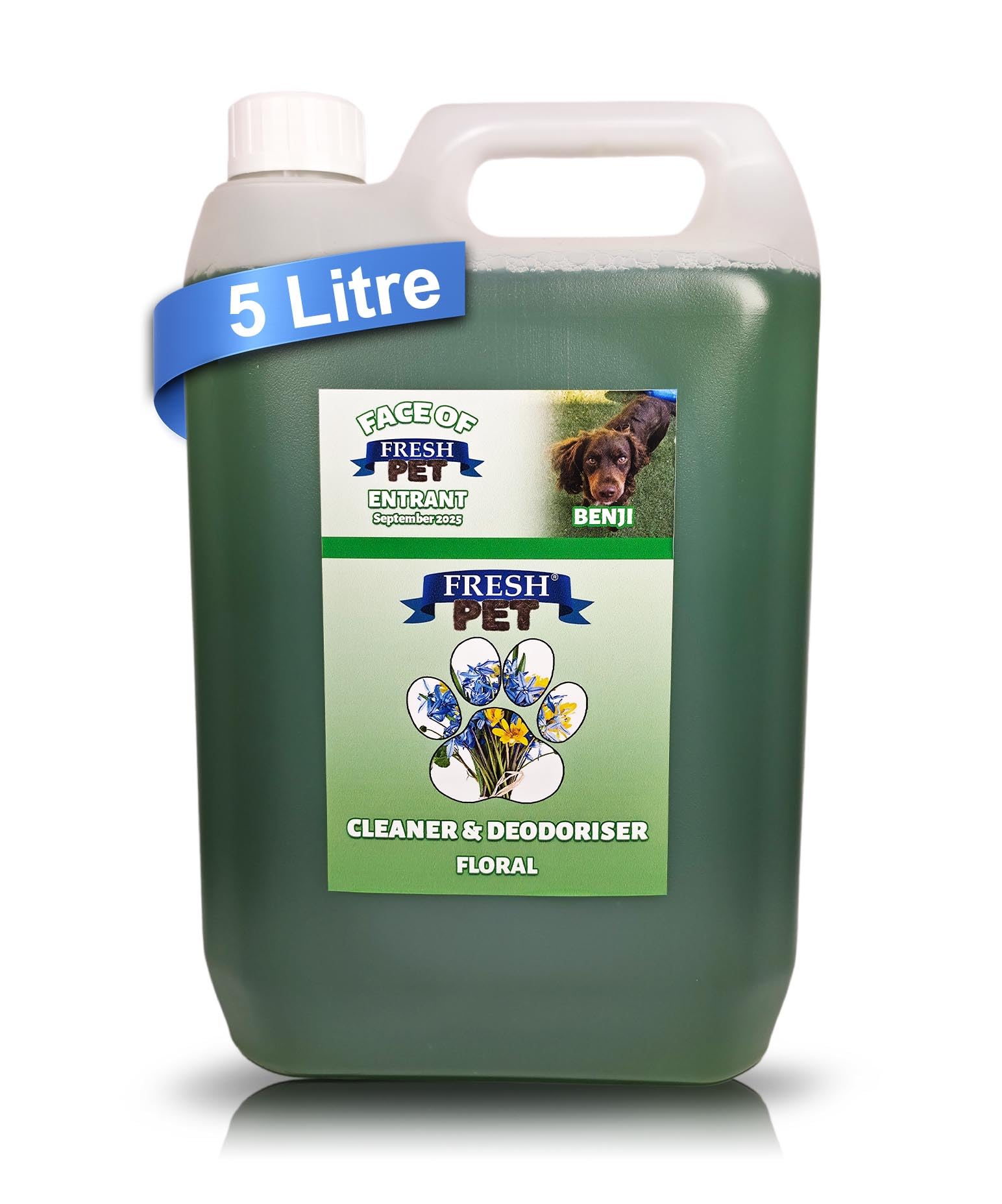 Trade Chemicals Fresh Pet Kennel/Cattery Disinfectant and Deodoriser - 5L (FLORAL)