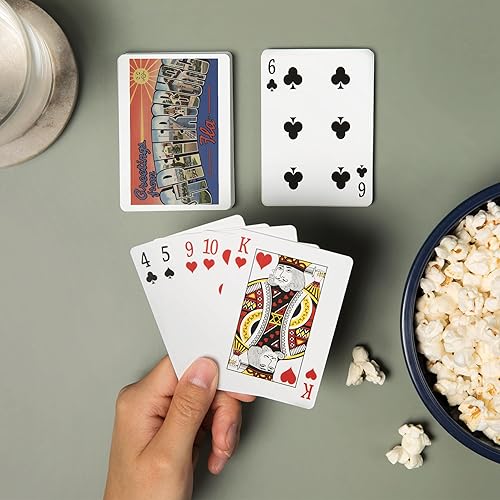 Miniatura 2 de San Petersburgo, Florida, Escenas de letras grandes (52 cartas de juego, baraja de cartas de tamaño póker con comodines)