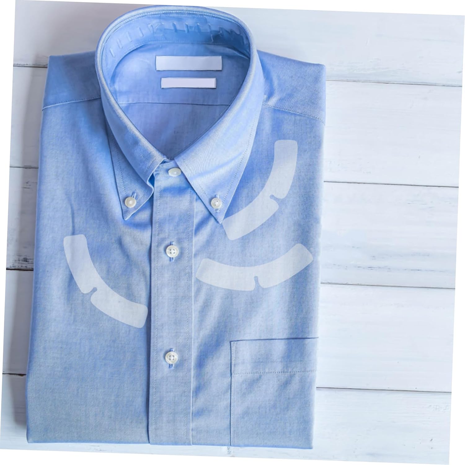 200pcs Shirt Collar Supporter Plastic Collar Strips for Formal Shirts Everyday Maintenance