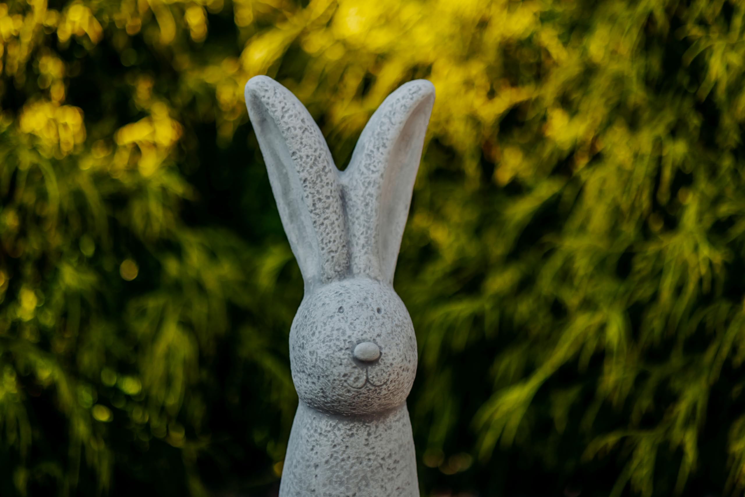 gartendekoparadies.de Hasen Figuren, Steinfiguren, Ostern, Dekorative Skulpturen, frostbeständig für Außenbereich (Hasen-Set)