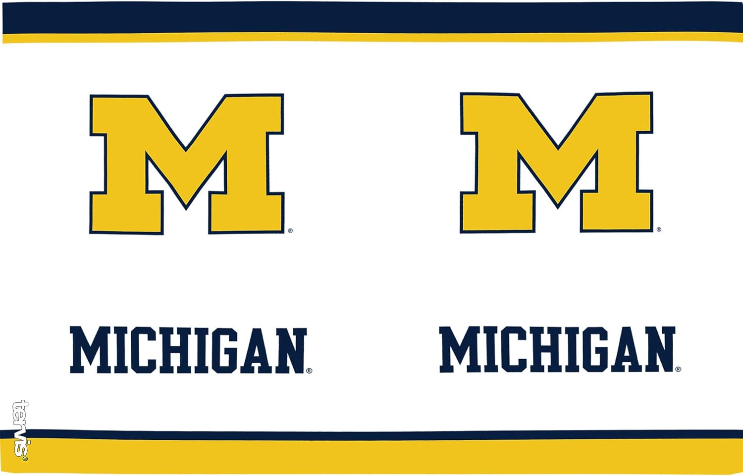 Tervis Made in USA Double Walled University of Michigan UM Wolverines Insulated Tumbler Cup Keeps Drinks Cold & Hot, 16oz, Tradition - Image 2