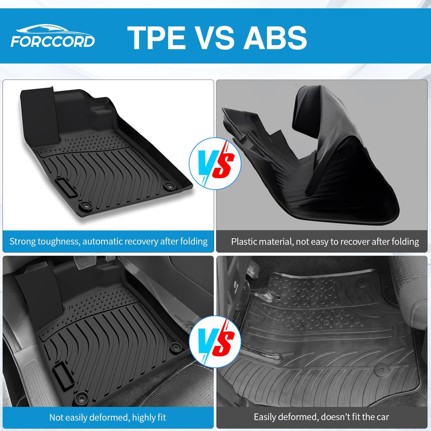 Custom Fit for Floor Mats Honda Pilot 2025 2024 2023 All Weather Protection TPE Black Heavy Duty Waterproof Car Mats 3 Row Floor Liners Interior Pilot Automotive Accessories - Image 5