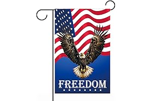 Patriotic Freedom Garden Flag