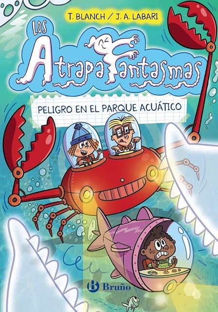 Portada de Los Atrapafantasmas, 6. Peligro en el parque acuático